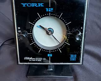 York clock radio