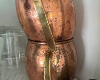 Copper mugs
