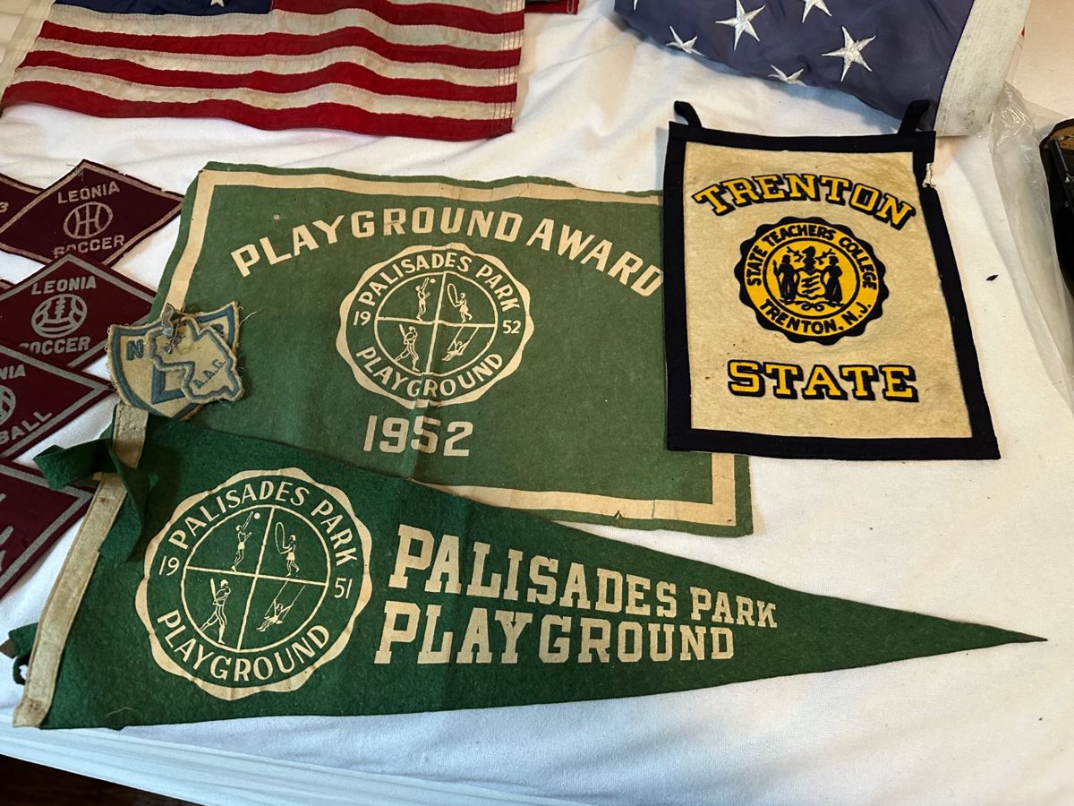 Vintage Pennants - Palisades Park, Trenton State