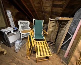 Folding Deck Chairs, Wicker Chair, Swing