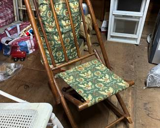 Antique Spindle Rocking Chair