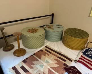 Sewing Baskets, Hat Stands
