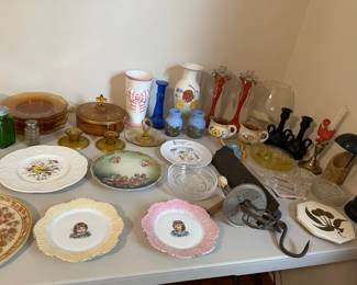 Plates, Vases, Candle Holders