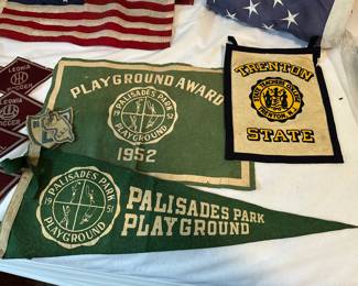 Vintage Pennants - Palisades Park, Trenton State