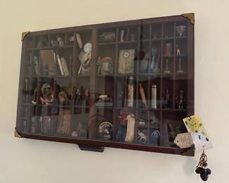 Printer's Press Tray Filled w/ Mini Collectibles