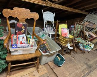 Toys, Trains, Chairs, Rockers