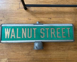 Old Walnut Street Sign