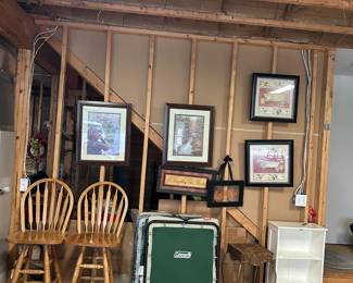 Barstools, Art, Coleman cots