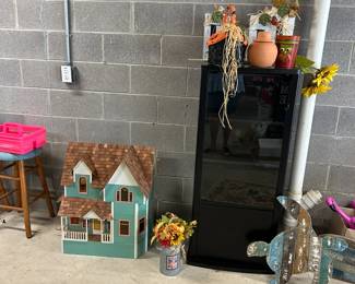 Doll House, Fall Decor, Stereo Cabinet