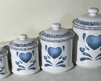 Heart Country canister set