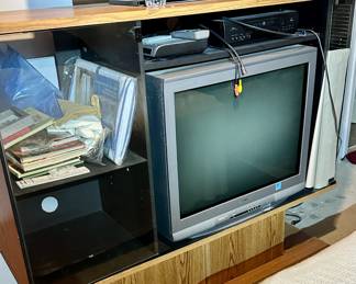 Tube TV and TV stand