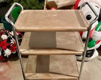 Vintage metal cart