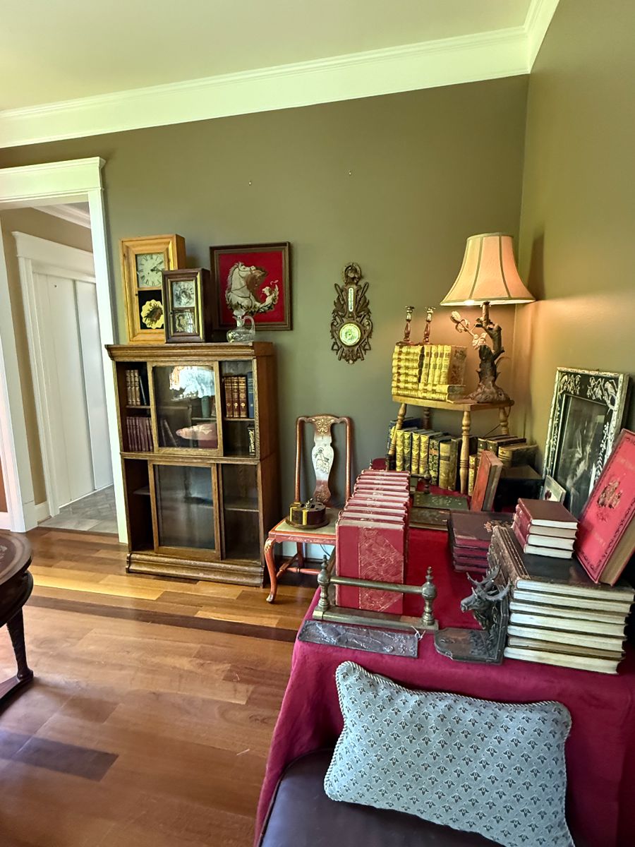Early leather bound books