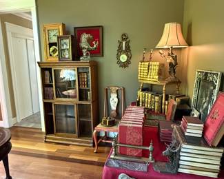 Early leather bound books