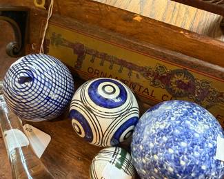 Hand painted boce balls