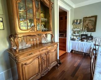 1800’s fruitwood break front