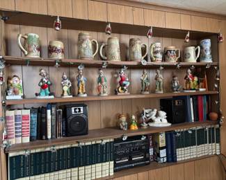 Beer steins and clowns books Budweiser