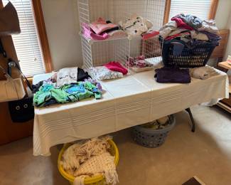 Vintage clothes crochet items