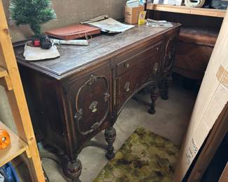 Walnut buffet for refinishing
