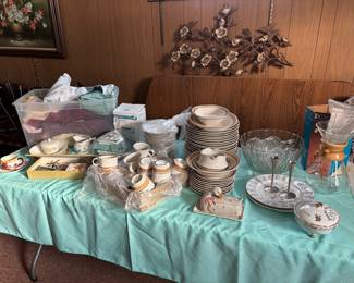 Vintage stone ware dishes