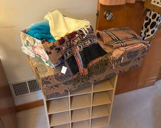 Scarves shoe cubby