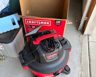 Craftsman shop vac has original box still