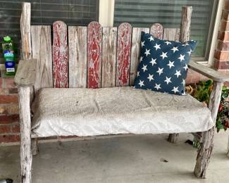 outdoor bench