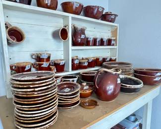Brown Drip Pottery