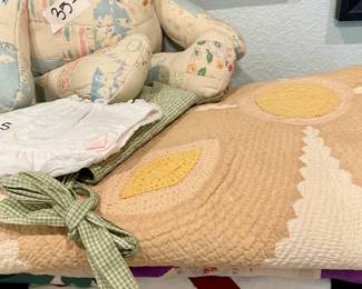 Quilts and Quilted Stuffed Animals