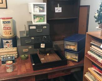 Shelf, metal files
