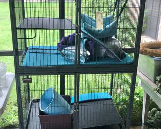 Double ferret cage