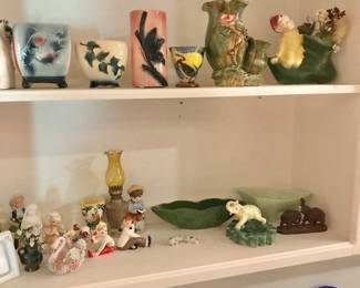 Lots of ceramic vases