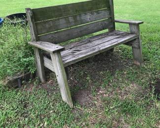 Two of these outside benches