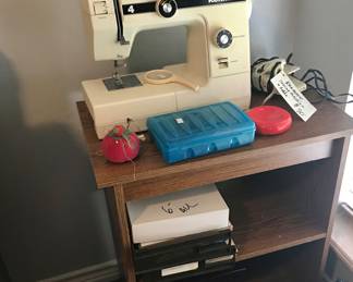 Kenmore sewing machine and table