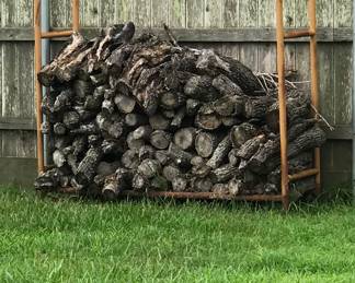 Wood rack. You can take wood too