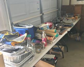Lots of items on dollar tables