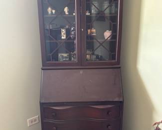 Antique Secretary Desk with Hutch