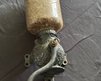 Antique coffee grinder
