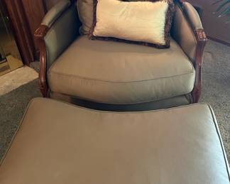 Henredon and of course it's comfortable I have sat in all the chairs