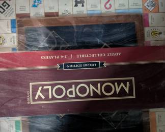 Adult collectable Monopoly. Luxury Edition