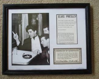 Original C. Elvis Presley B&W Photo on Kodak