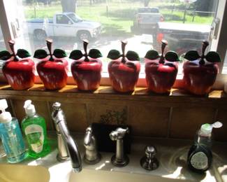 Cast Iron Red Apples