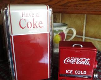 Coca Cola Napkin Holder & Toothpick Despenser