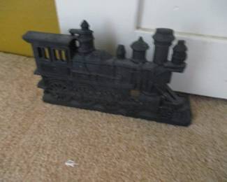 Cast Iron Train Engine Door Stop