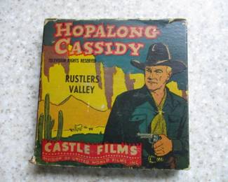 Vintage Hopalong Cassidy 8mm Movie "Rustlers Valley"