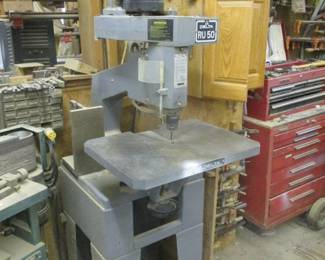 Rockwell/Delta RU 50 Overarm Pin Router...complete with all accessories.