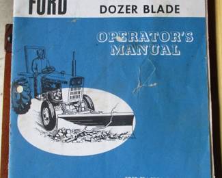 Ford 1600 Diesel Tractor Dozer Blade