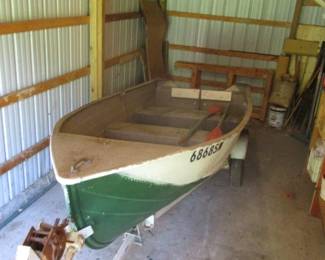 12 Ft. Aero Craft Aluminum Boat & Trailer