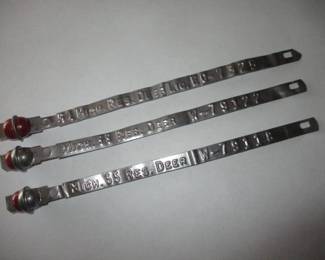 1950's Hunting Deer Tags "Unused"