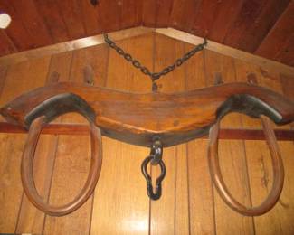 Primitive Ox Yoke " Hand Carved"
